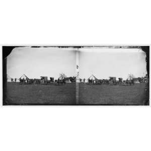  Virginia. Army of the Potomac. Wagons and horses attached to repair 