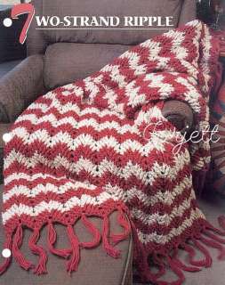 Two Strand Ripple Afghan, Annies crochet pattern  