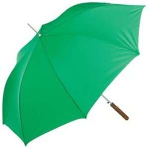  5pc Bulk All Weather Solid Green 48 Auto Open Umbrella 