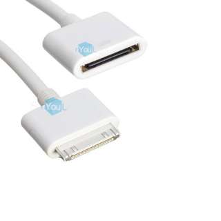 1M 30 Pin Dock Extender Extension Cable For Iphone 3GS 4 4S 4G Ipod 