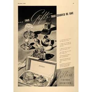 1937 Ad DeVilbiss Perfumes Unique Bottles Atomizers   Original Print 