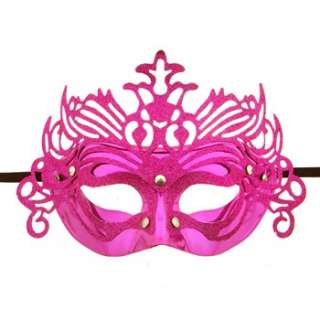 Venetian masquerade party glitter mask 6 colour choices  