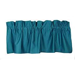 Ultrasoft Turquoise Valance Pair (54 in. x 18 in.)  