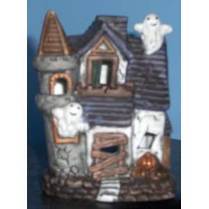 Haunted House Tealight Holder Halloween