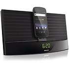 android cell phone alarm clock fm radio docking station with