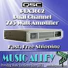 qsc plx3602 dual channel 775 watt amplifier  