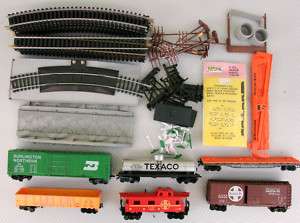 Tyco Santa Fe HO Electric Model Train Set Parts  