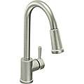 Moen 7175CSL Level One Handle High Arc Pulldown Kitchen Faucet Classic 