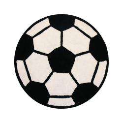Sports Ball themed Multi Cotton Rug (3 Round)  