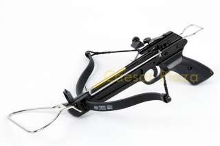 80 lb Aluminum Pistol Crossbow bow, 15 Bolts / Arrows + 2 Strings 180 