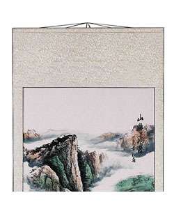 Waterfall Landscape Chinese Art Wall Scroll Painting  