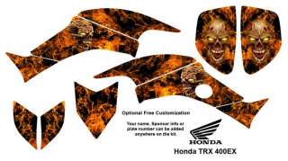 Honda TRX 400EX ATV Graphics Decal Stickers Kit 9500N  