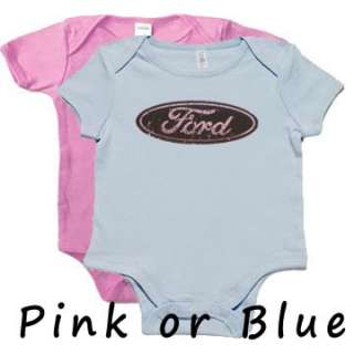 Vintage Ford Logo Infant Baby tee shirt onsie Onesie  