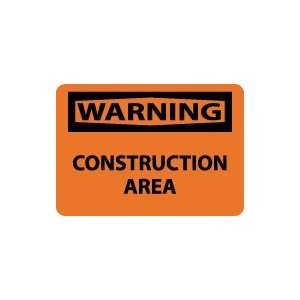    OSHA WARNING Construction Area Safety Sign