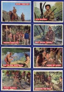 1956 Topps Davy Crockett Complete 80 Card Set Nice  