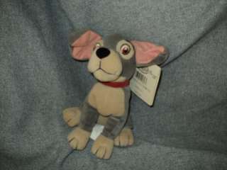  Lady and the Tramp Tramp 8 Bean Bag Doll with Tag  