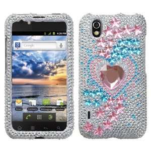  Star Track Diamante Phone Protector Faceplate Cover For LG 