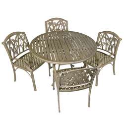 Bali 5 piece Outdoor Dining Table and Chairs Set  