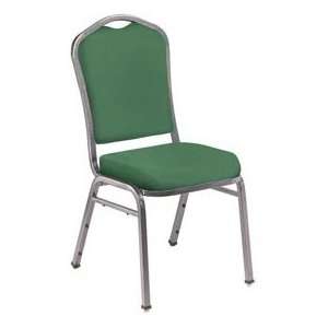   Stack Chair   Hunter Green Seat/Silvervein Frame 
