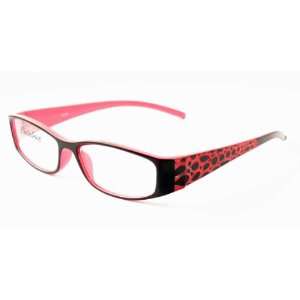  Calabria Pink Sicily Snake Etched Reading Glasses 1.5 