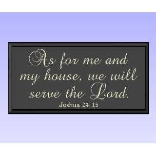 As for me and my house, we will serve the Lord, Wall Décor   Simple 