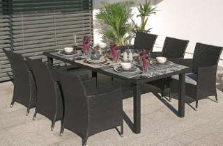 pcs Outdoor Wicker Dining Table Set Patio Furniture  