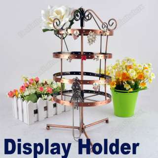 144 Hole Rotating Earrings Jewelry Display Stand Holder  