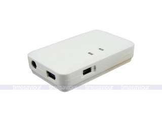 Bluetooth Receiver 3.5mm Audio Adapter Wireless White  