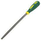 Green Yellow Handle 8 Long Metal Hand Second Cut Triangle File