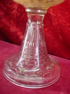 Antique PLUME & ATWOOD Hurricane Kerosene Oil LANTERN Lamp Fancy Glass 