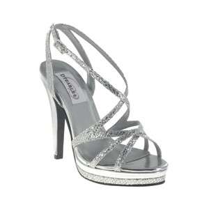   Dyeables in SILVER GLITTER Bridal Bridesmaid Prom Pageant Shoes  