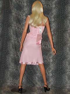 ESCADA COUTURE Pink Silk Corset Dress Sz 38; NWT $2,280  