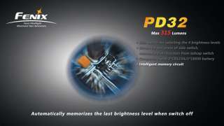PREORDER Fenix PD32 LED FLASHLIGHT Shipping 10/27/11  