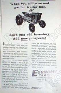 1967 Economy Riding Tractor AD  
