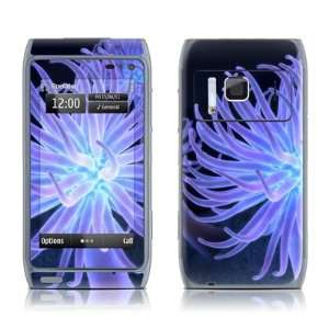  Anemones Design Protective Decal Skin Sticker for Nokia N8 