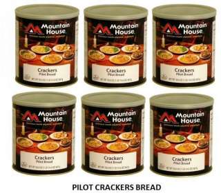   PILOT CRACKERS BREAD 6 #10 CANS EMERGENCY FREEZE DRIED FOOD  