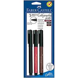 Faber Castell Pitt Calligraphy Pens (Set of 3)  
