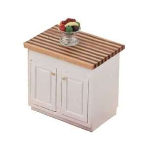   Miniature The Kitchen Collection   Center Island Cabinet Toys & Games