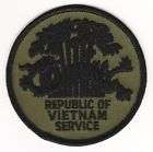 REPUBLIC OF VIETNAM SERVICE   PATCH for VETERANS