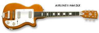 Airline H44 DLX Guitar 50s Stratotone Copper   *  