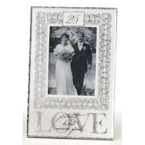  Pack of 2 Wedding & Anniversary 25 Silver Years Romance 