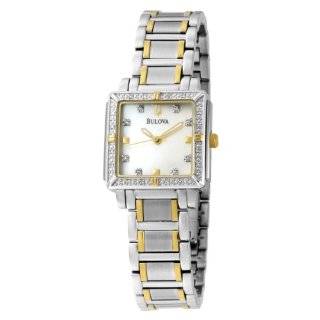   Diamond Accented Stainless Steel Bracelet Watch Bulova Watches