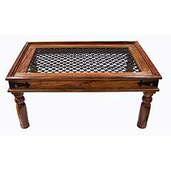 Rustic Indian Rosewood Coffee Table (India)  
