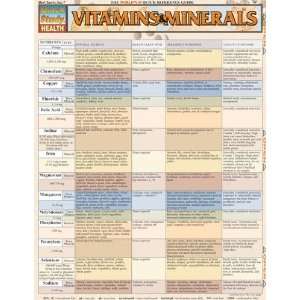  Vitamins & Minerals (Quickstudy Health) (9781572225510 