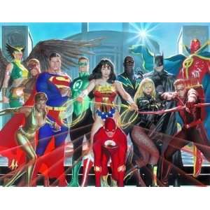com Justice League of America (JLA) Where Justice Resides Fine Art 