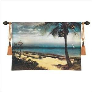  Pure Country Weavers Tropical Coast Woven Wall Tapestry 