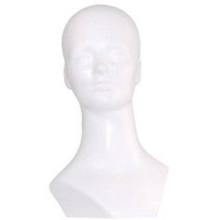  Male Mannequin White Styrofoam Head Beauty