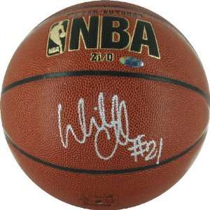  Wilson Chandler Autographed I/O Basketball Sports 