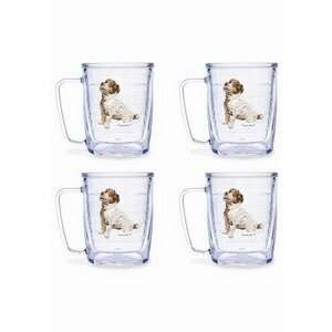  Tervis Tumblers Dog   Jack Russell 17 oz Mugs   set of 4 