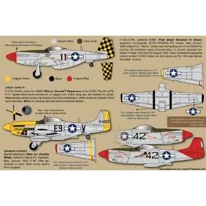  Zotz 1/32 P51D Mustangs in WWII, Dream Creamers & Jasper 